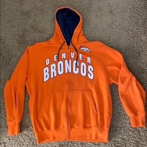 Denver Broncos zipper sweatshirt